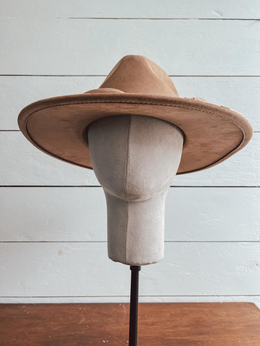 Flower Hat - Rancher Hat Thick Paint Hat - Boho Wide Brim Hat - Family Photos Accessory - Maternity Photos - Wedding Hat- Easter
