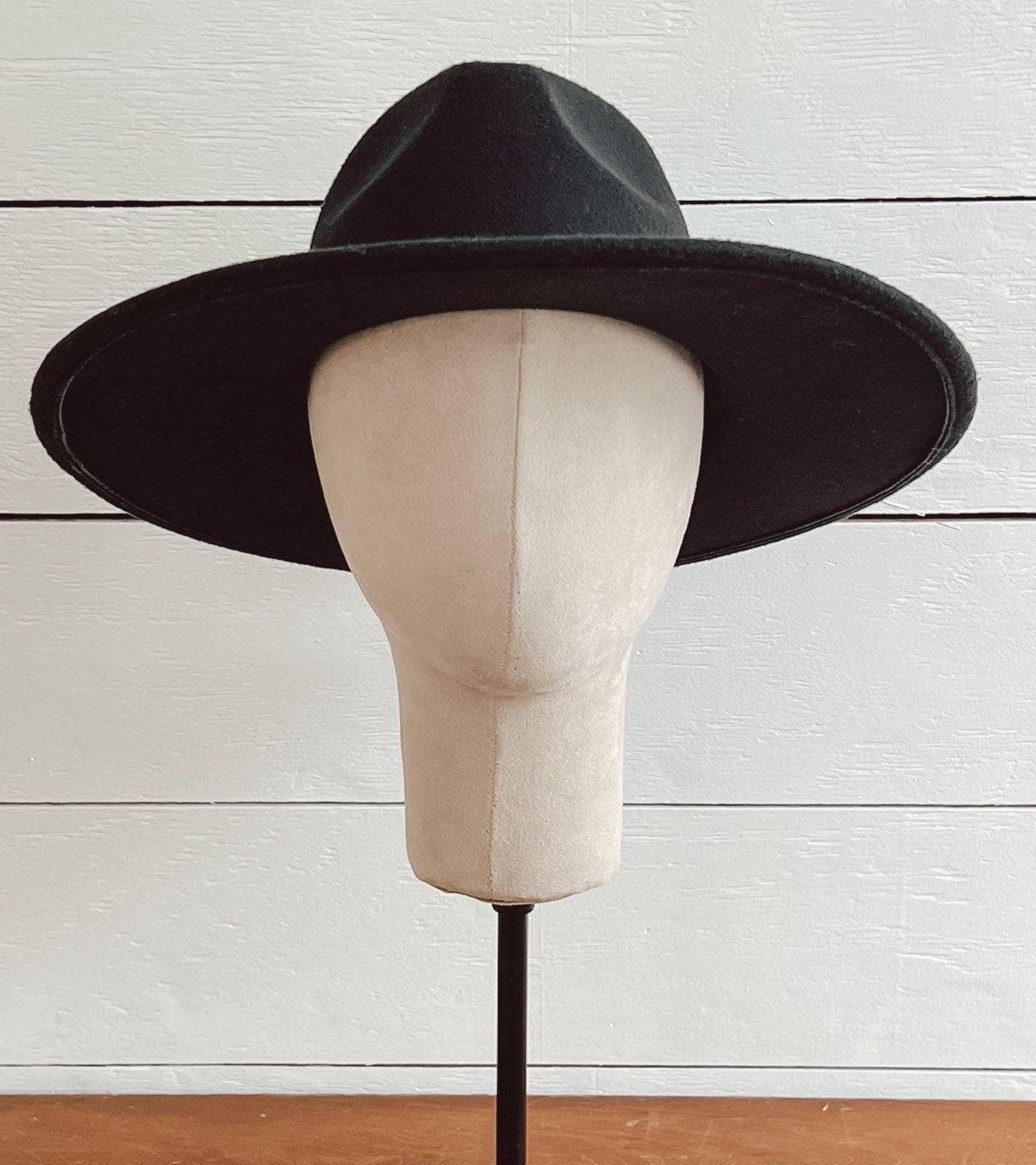 Hand-Painted Flower Rancher Hat: Moody Blooms Boho Accessory