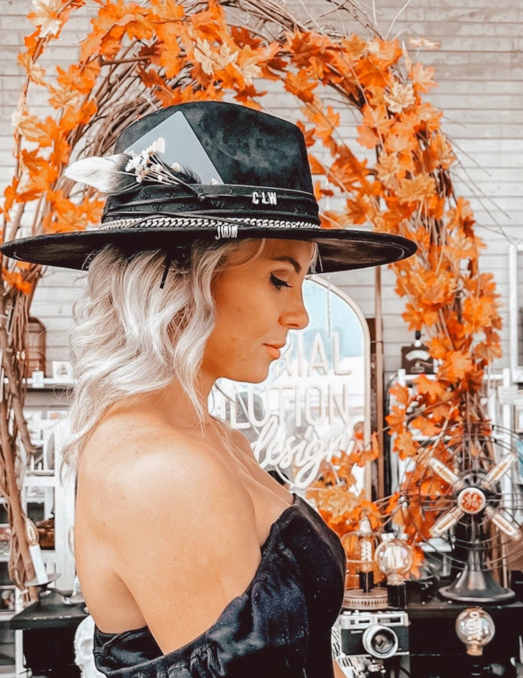 Hat Bar - (Read Description ) - Wide Brim - Customized - Personalized Hat