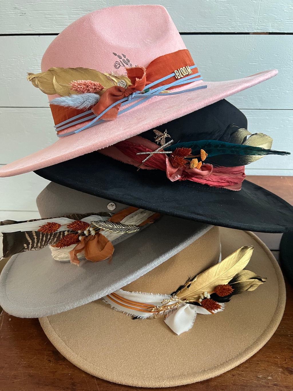 Hat Bar - (Read Description ) - Wide Brim - Customized - Personalized Hat