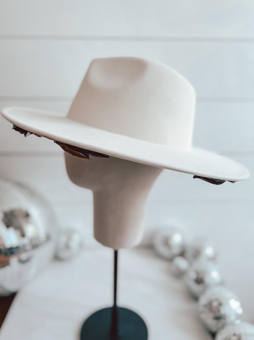 Flower Hat - Festival Rancher Hat - Rodeo Thick Paint Hat - NFR Wide Brim Hat