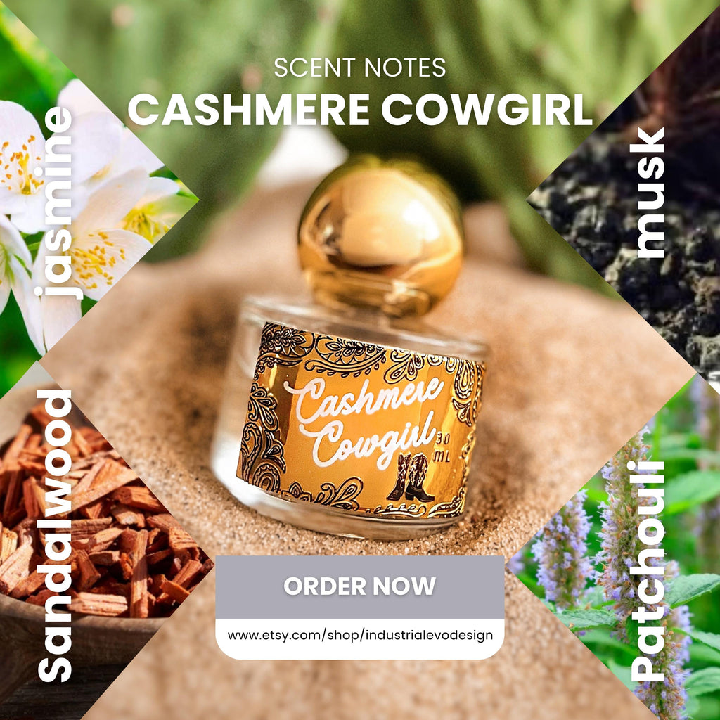 Cashmere Cowgirl Perfume Spray: Jasmine, Sandalwood, Patchouli (1 US FL OZ)