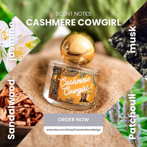 Cashmere Cowgirl Perfume Spray: Jasmine, Sandalwood, Patchouli (1 US FL OZ)