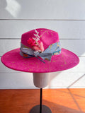 Nashville Bound Paint Splattered Hat - All Accessories Included on Hat - Country Music Festival Accessory - Rodeo Hat - Country Concert