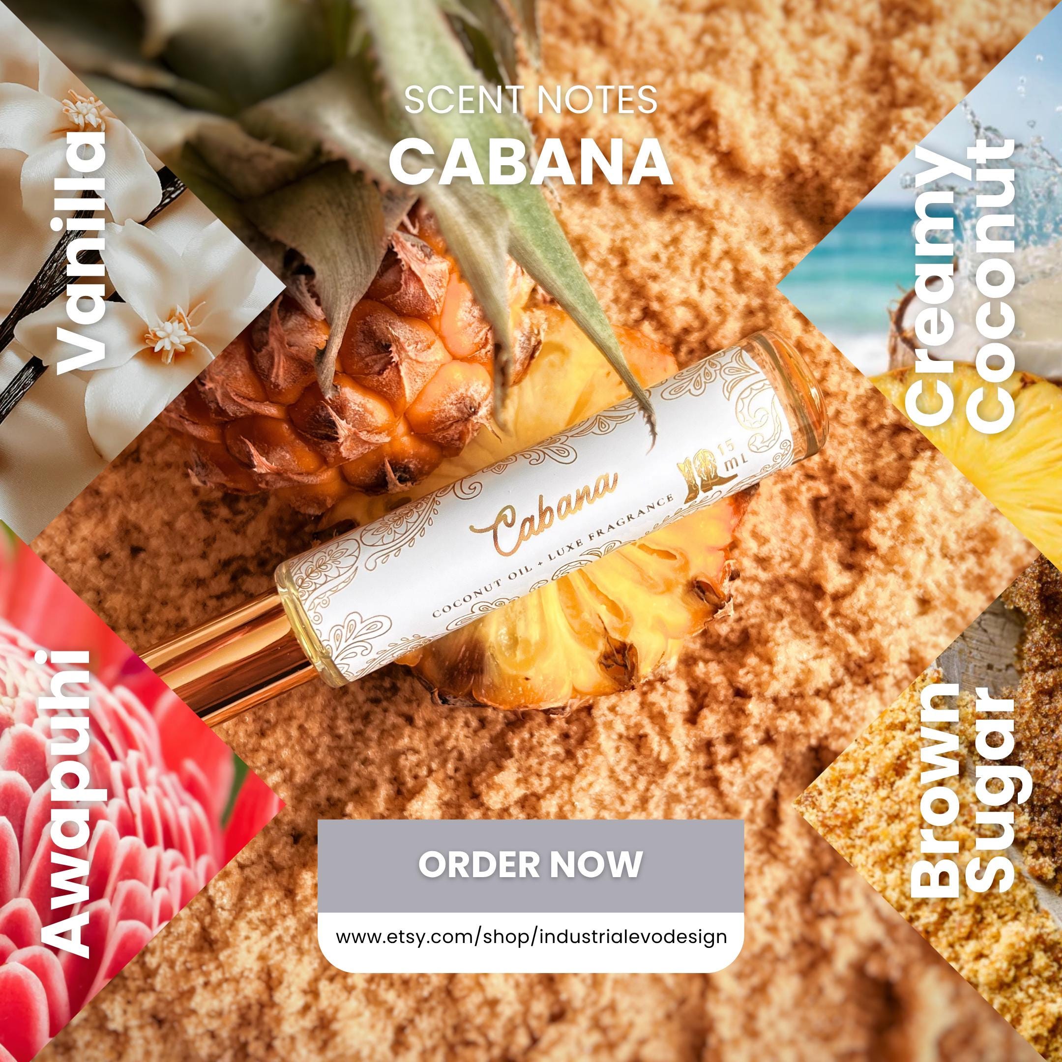 Cabana Scent Roller Perfume - Tropical, indulgent, vacation-in-a-bottle vibe
