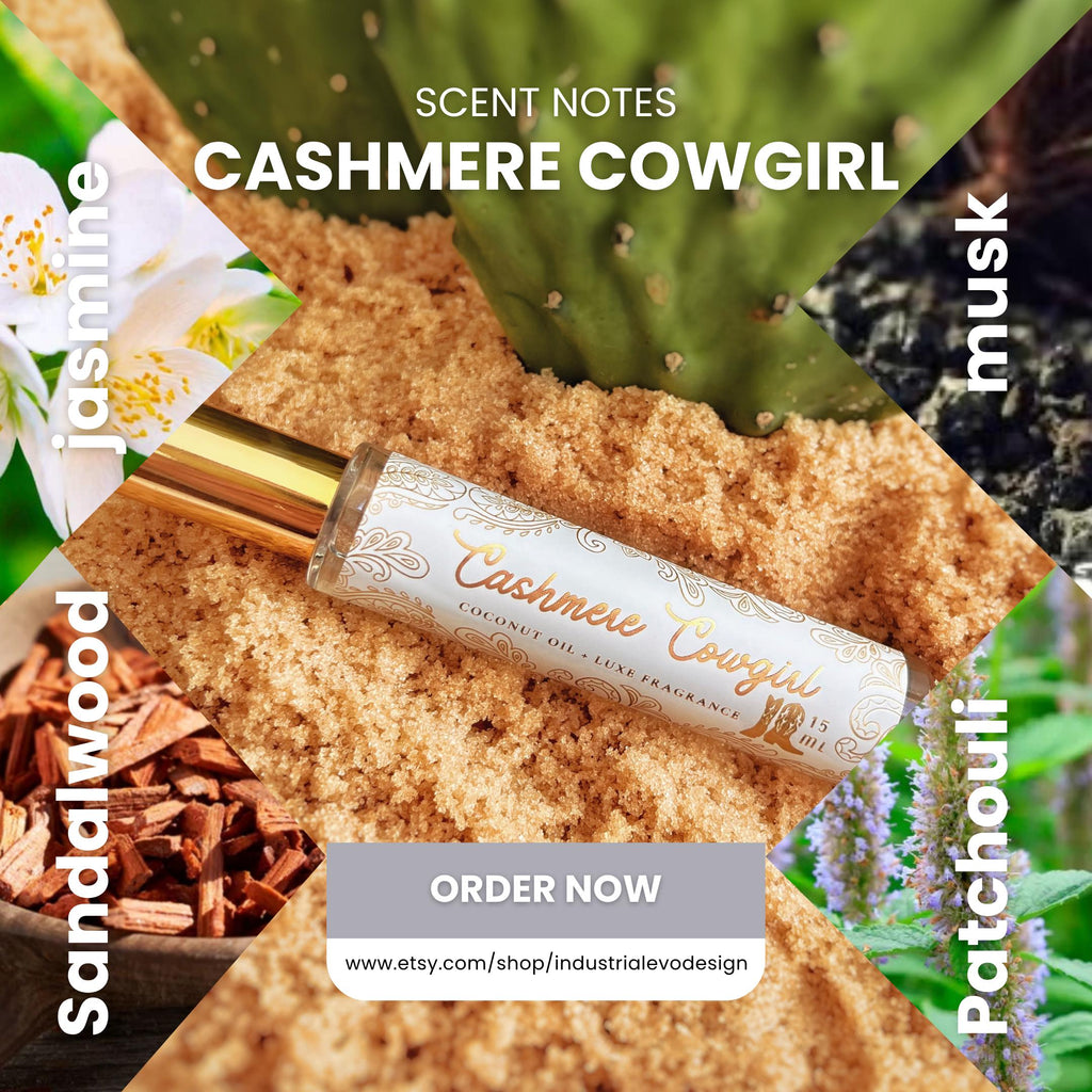 Cashmere Cowgirl Scent Roller Perfume - Sensual, luxurious, with a hint of wildness