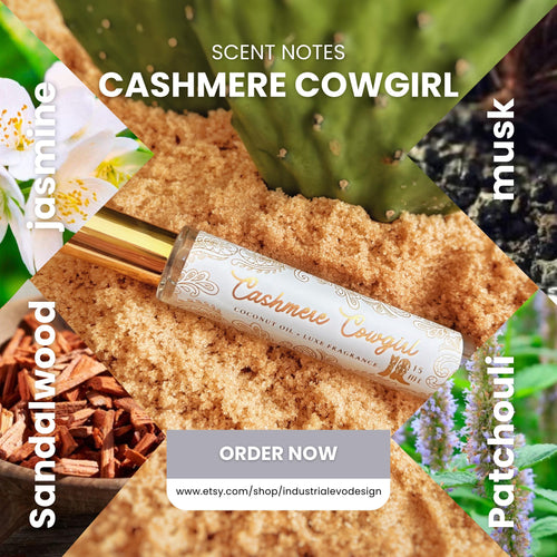 Cashmere Cowgirl Scent Roller Perfume - Sensual, luxurious, with a hint of wildness