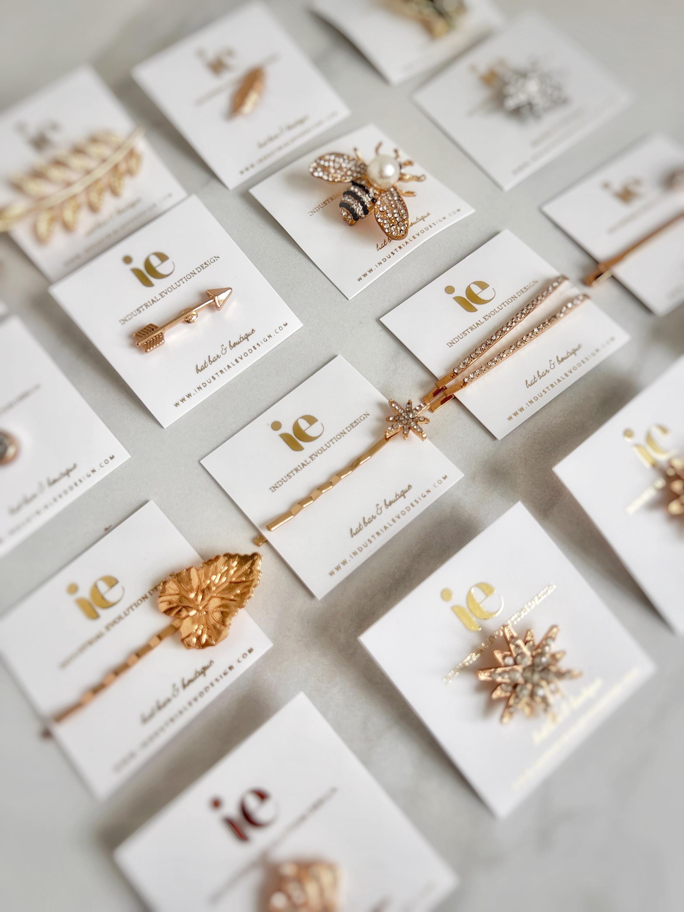 Hat Bar Accessories: Decorative Bobby Pins + Brooches