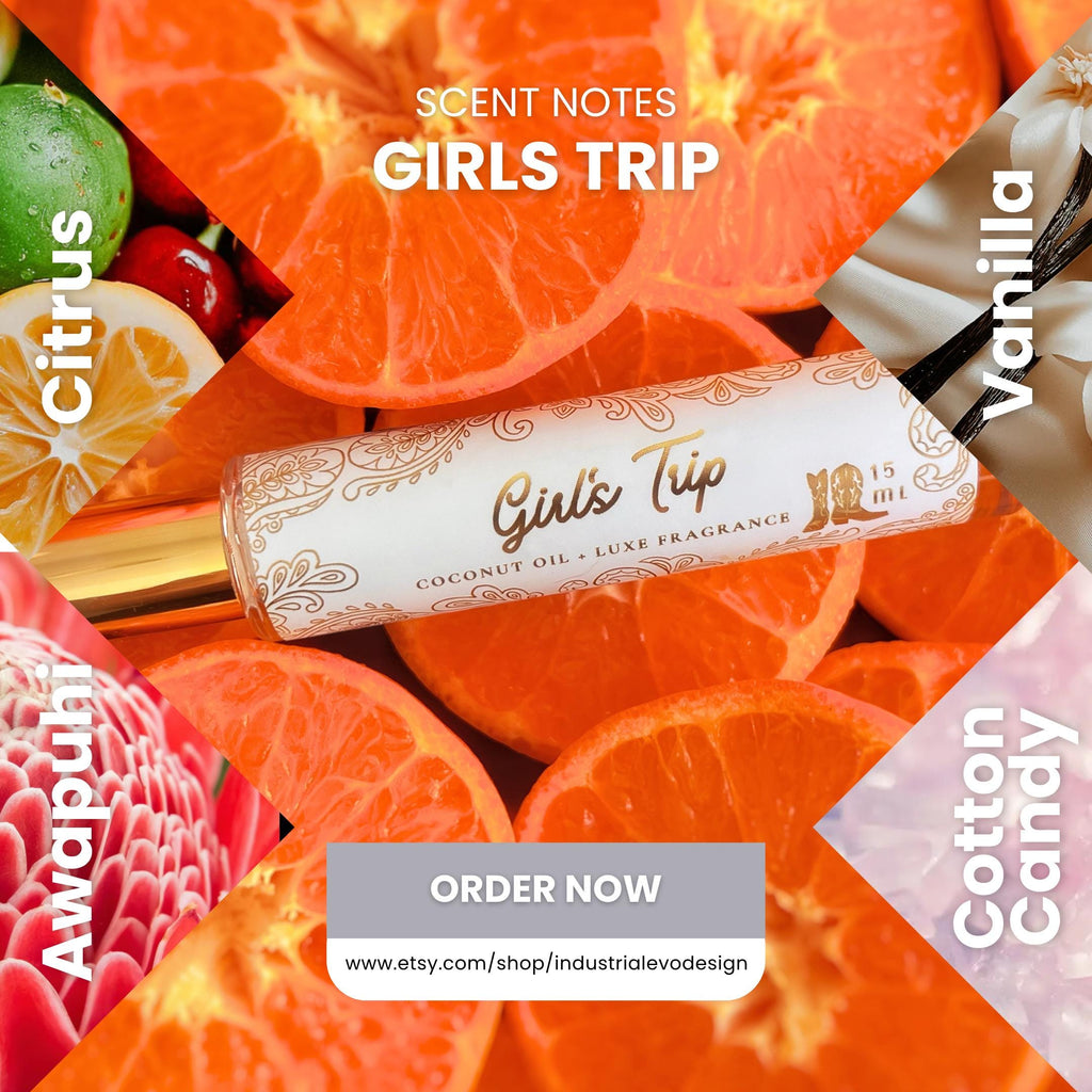 Girl's Trip Scent Roller Perfume - juicy tropics, sugared blooms, soft musk, wild summer glow