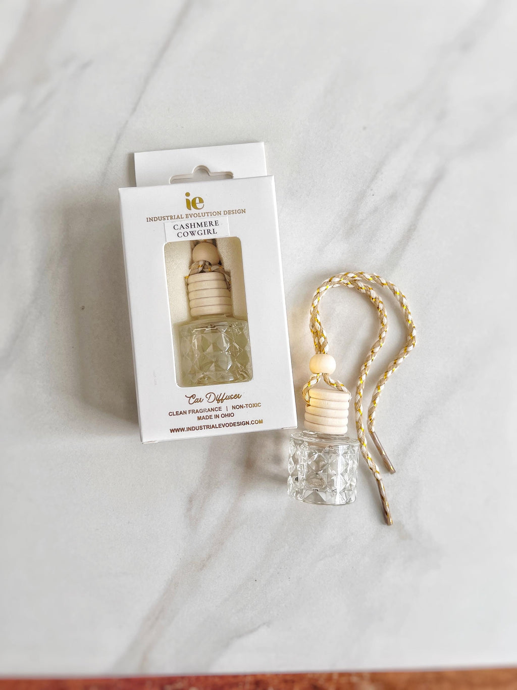 Luxury Car Diffuser | Handcrafted Hanging Car Freshener | Signature Western-Inspired Scents | Cowgirl Aesthetic Car Accessory
