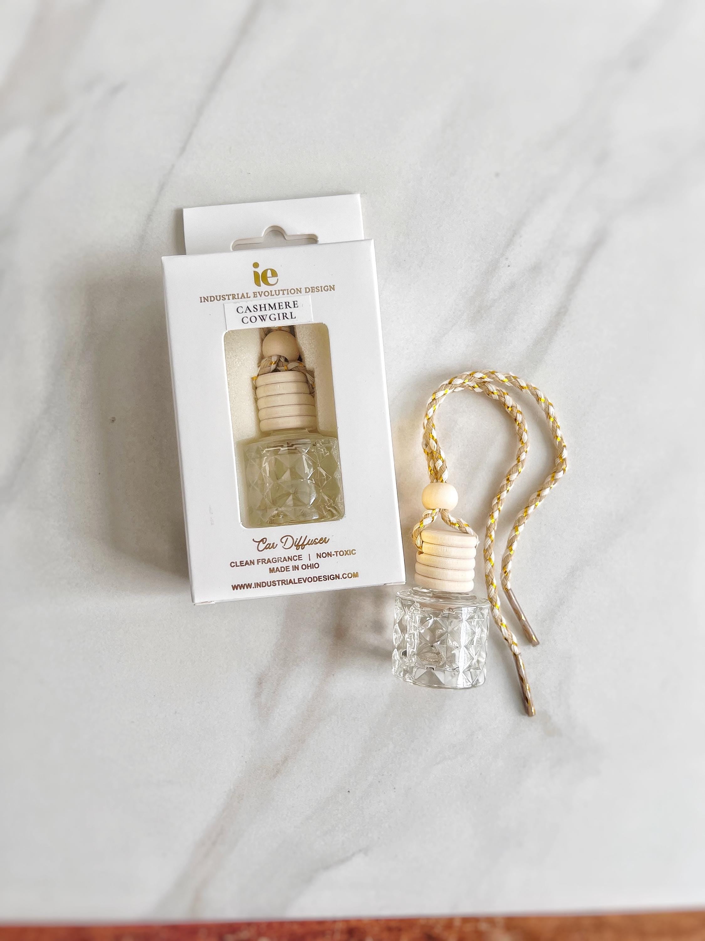 Luxury Car Diffuser | Handcrafted Hanging Car Freshener | Signature Western-Inspired Scents | Cowgirl Aesthetic Car Accessory